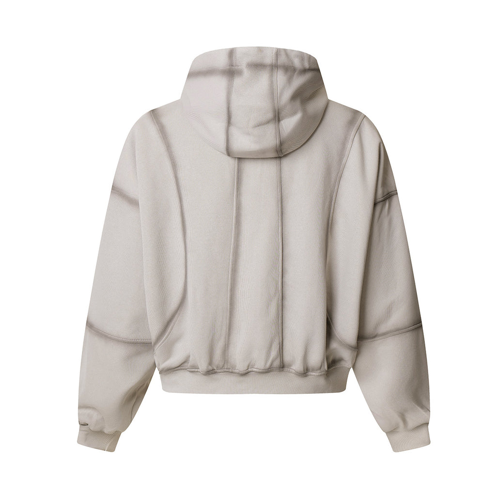 zip-up hoodie
