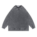 Faded Snowflake Crew Neck Sweatshirt Men