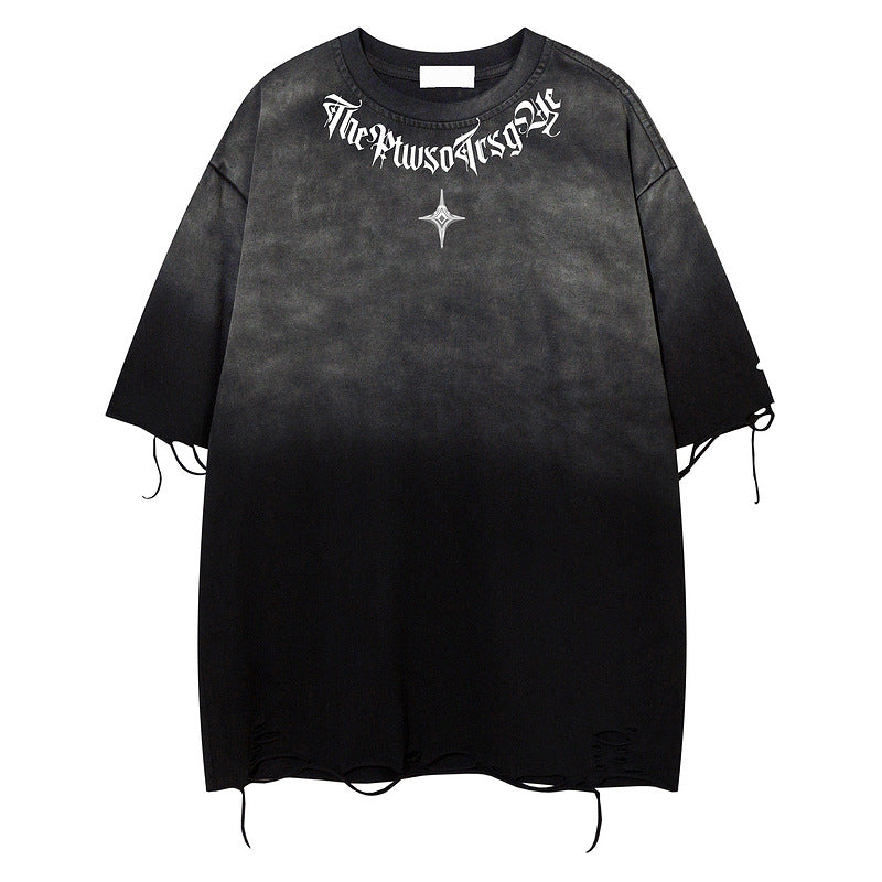 Short Sleeve T-Shirt Men Oversize Hip Hop Couple Half Sleeve