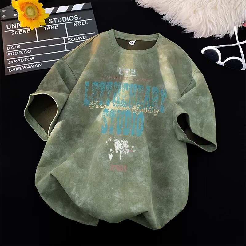 Tie-Dye Short Sleeve T-Shirt for Men