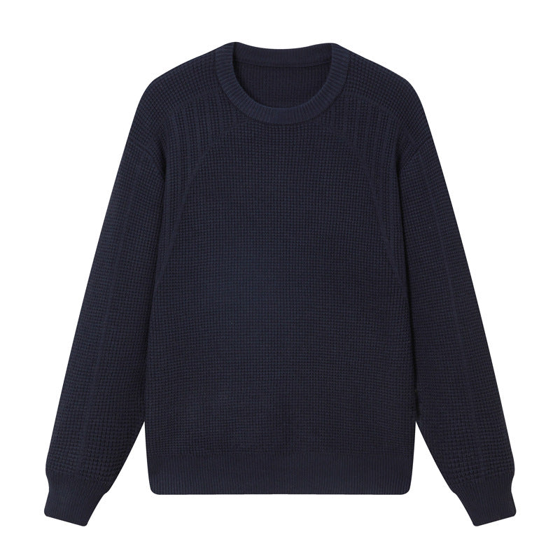 Round neck sweater for men