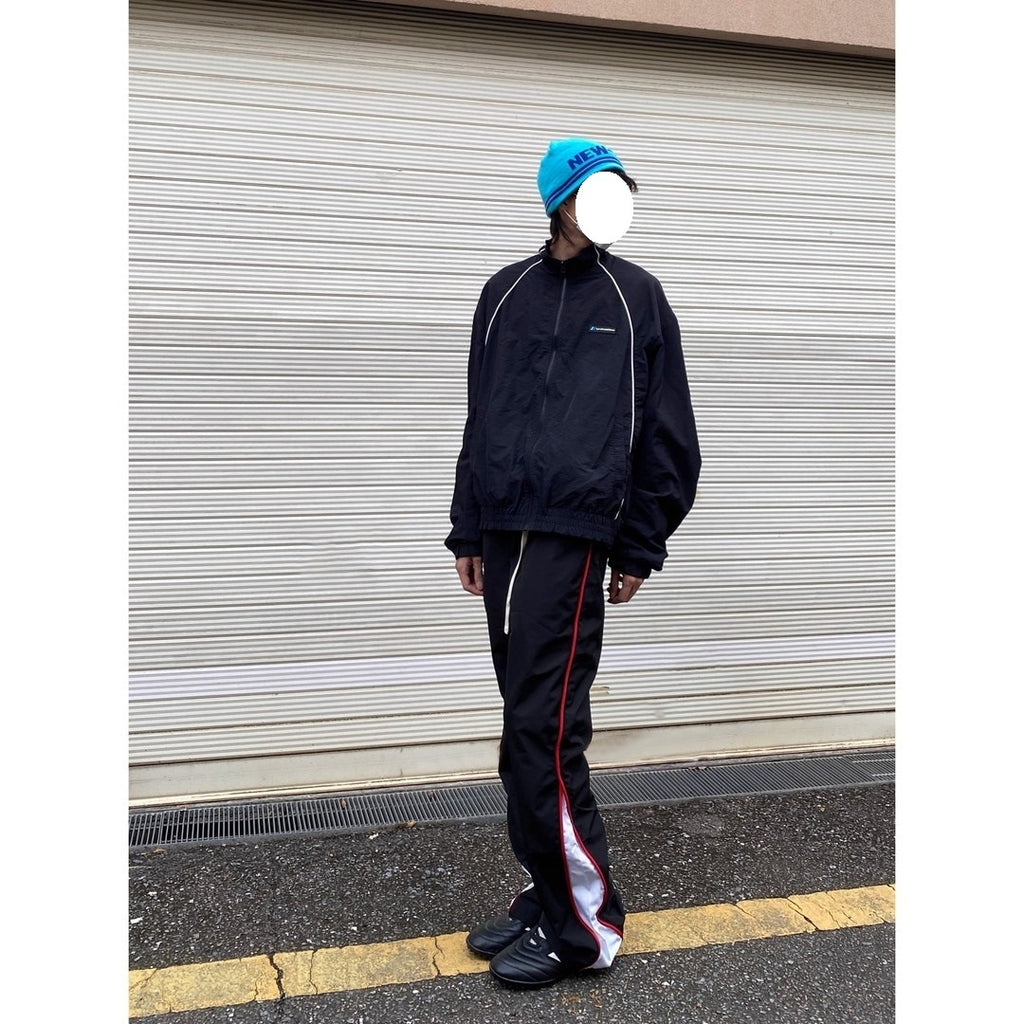 Color-Blocked Spliced Athletic Pants for Men