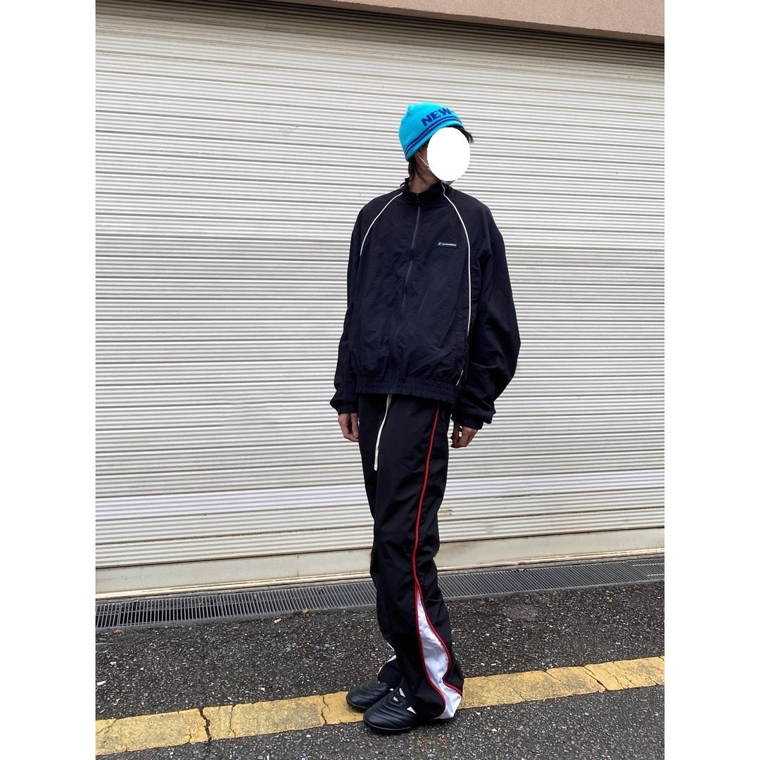 Color-Blocked Spliced Athletic Pants for Men