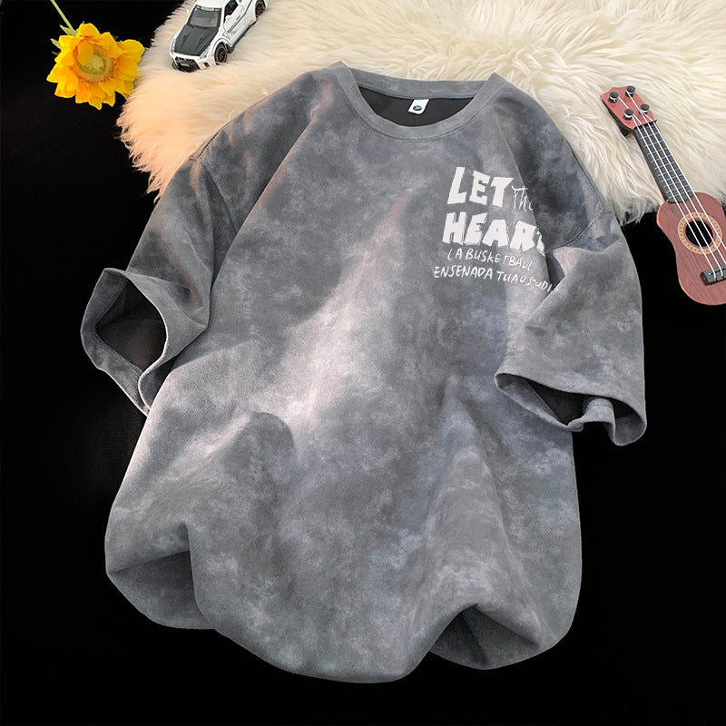 Tie-Dye Short Sleeve T-Shirt for Men