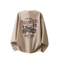 Loose Long Sleeve Cotton T-Shirt for Men