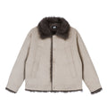 Casual Suede Lapel Collar Loose Fit Fleece Lined Thickened Jacket