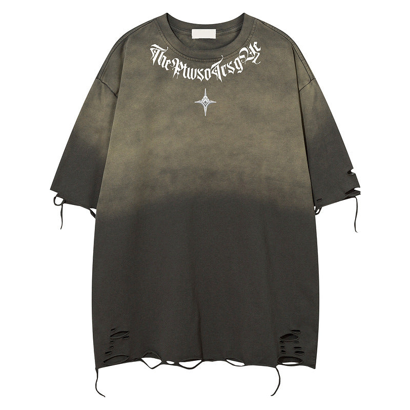 Short Sleeve T-Shirt Men Oversize Hip Hop Couple Half Sleeve