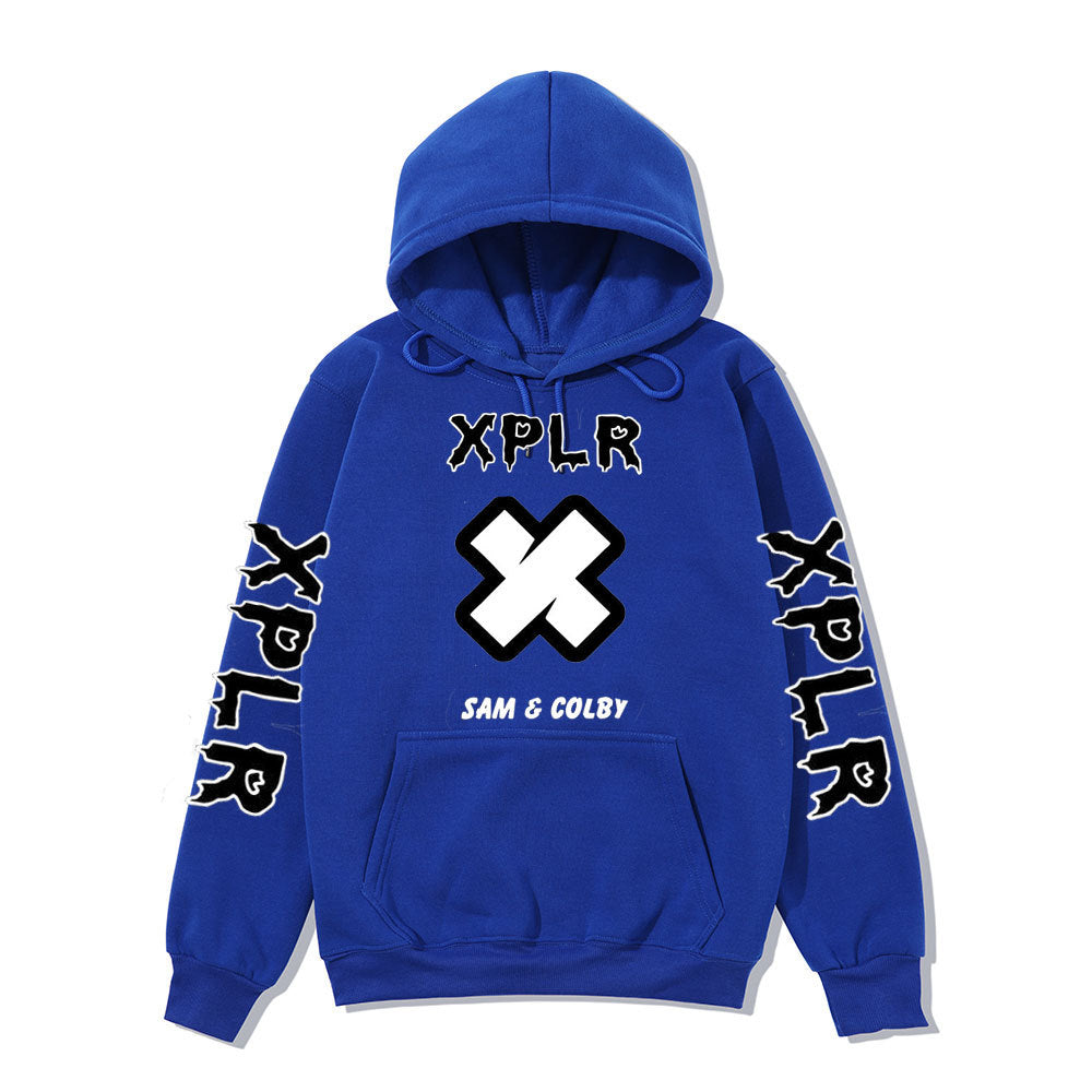 Style Oversized Printed Hooded Sweatshirt for Men and Women