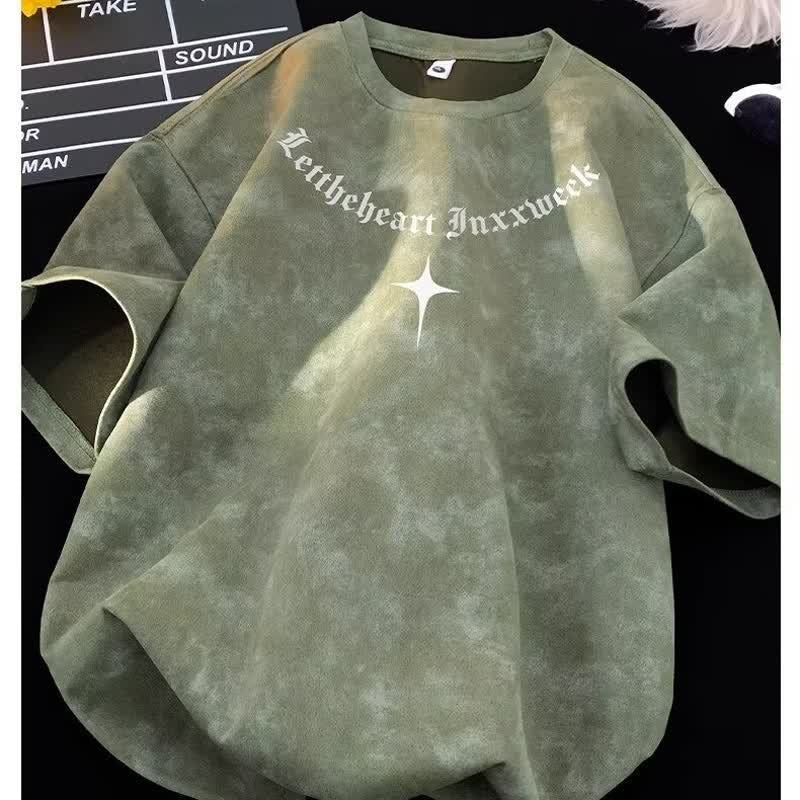 Tie-Dye Short Sleeve T-Shirt for Men