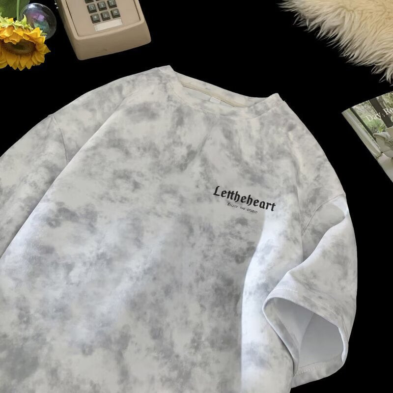 Tie-Dye Short Sleeve T-Shirt for Men