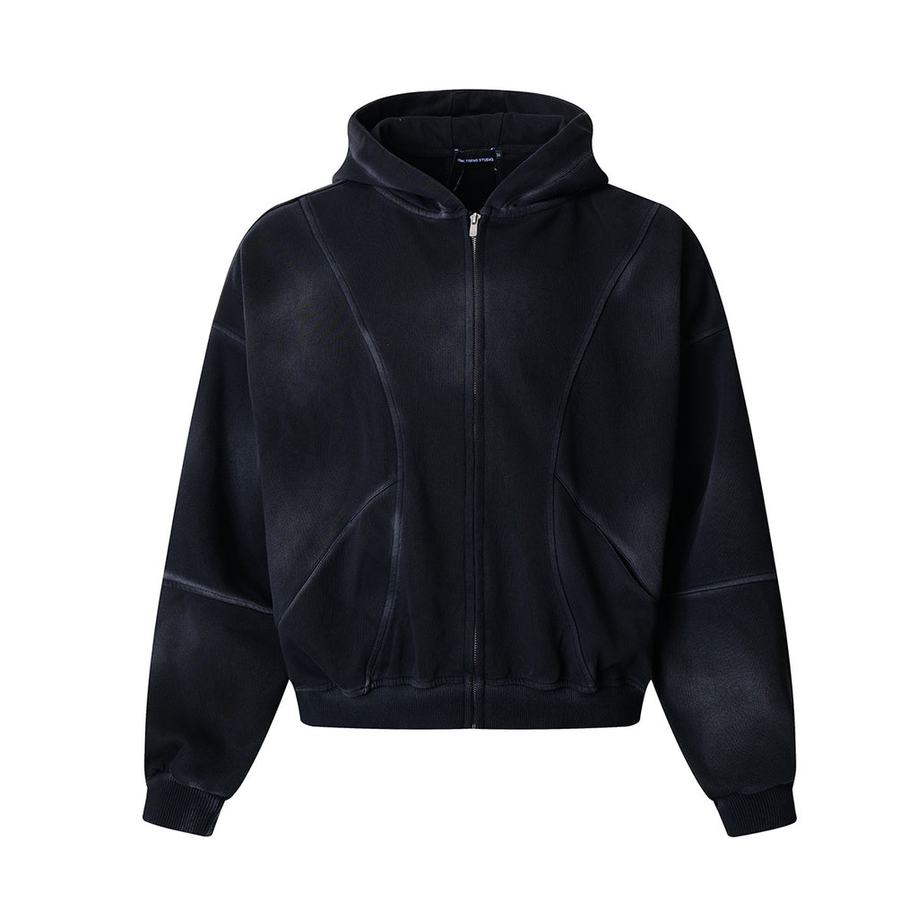 zip-up hoodie