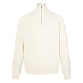 Half zip high neck sweater