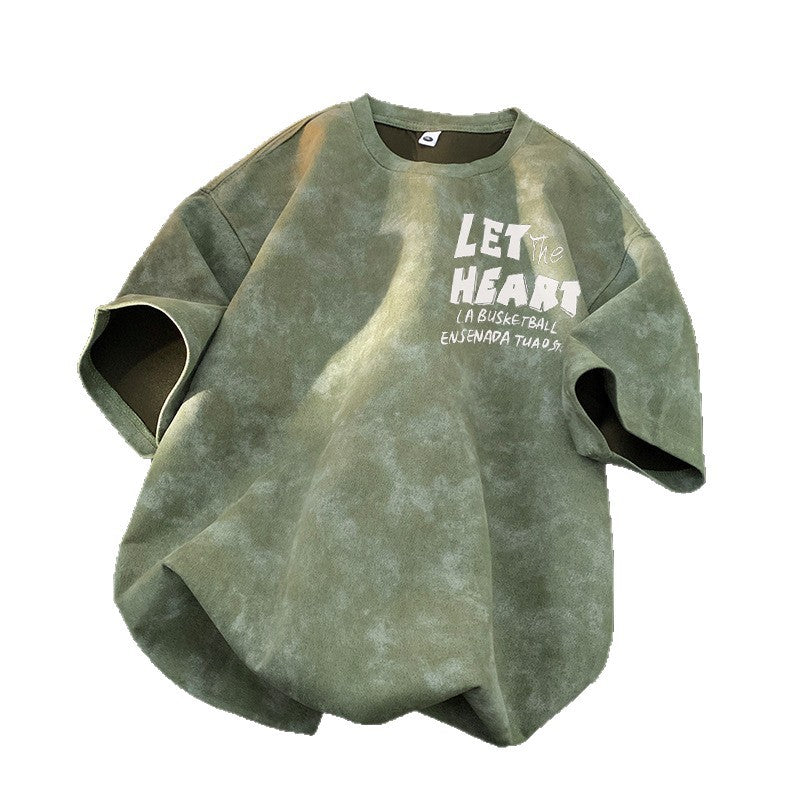 Tie-Dye Short Sleeve T-Shirt for Men