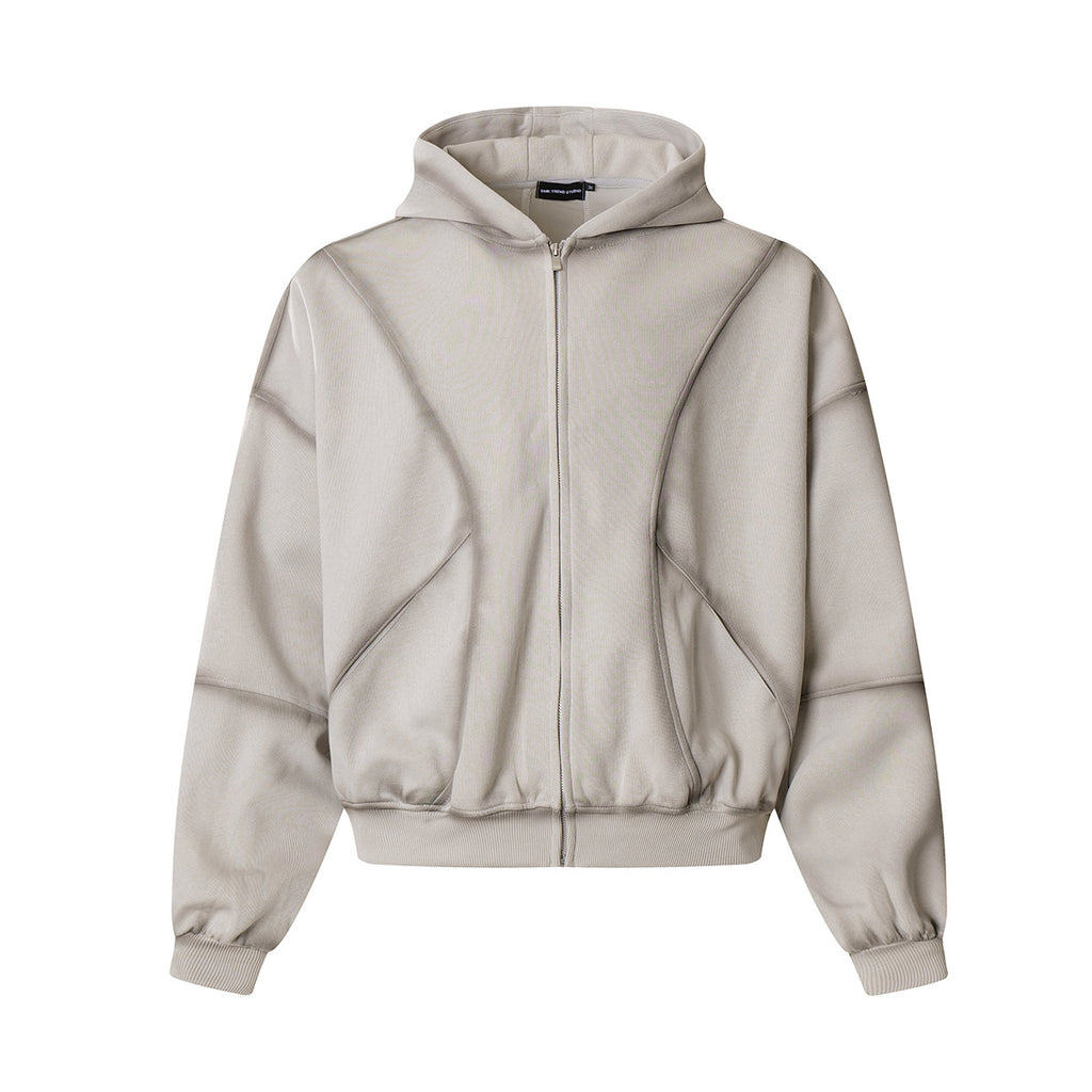 zip-up hoodie