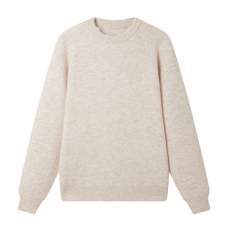 Round neck sweater for men