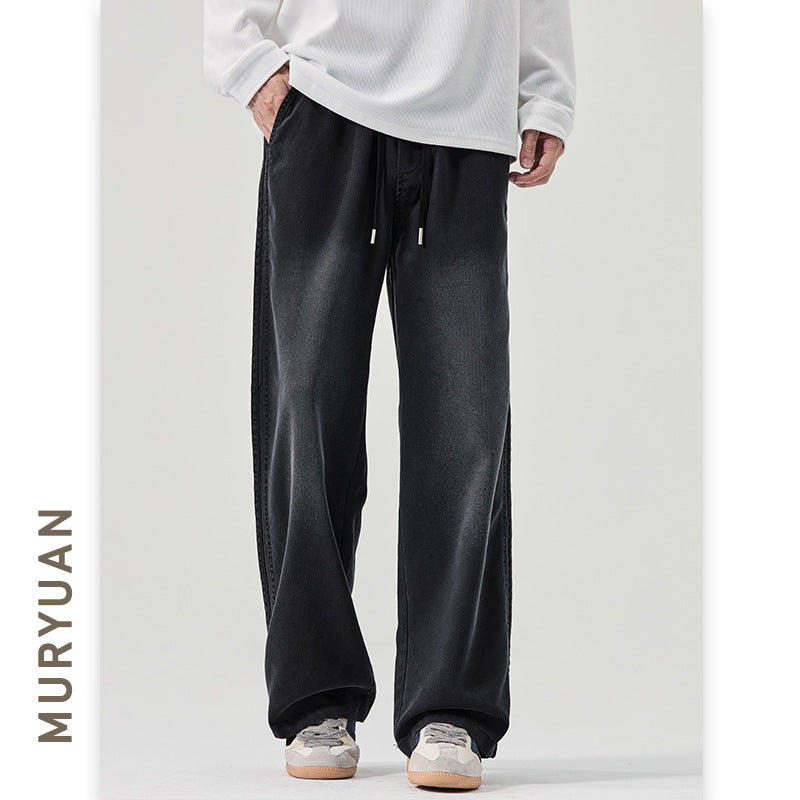 Long Pants for Men in Rayon Lyocell, Vintage Style