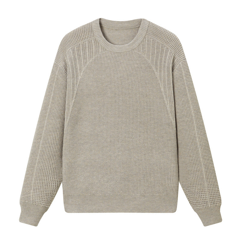 Round neck sweater for men