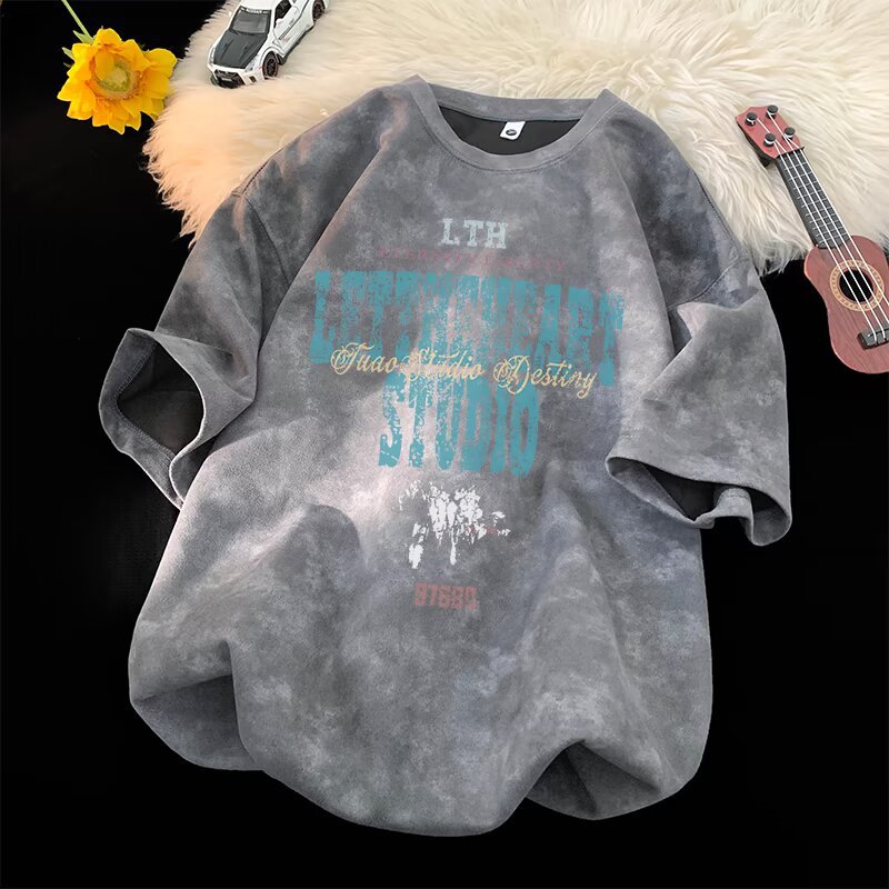Tie-Dye Short Sleeve T-Shirt for Men