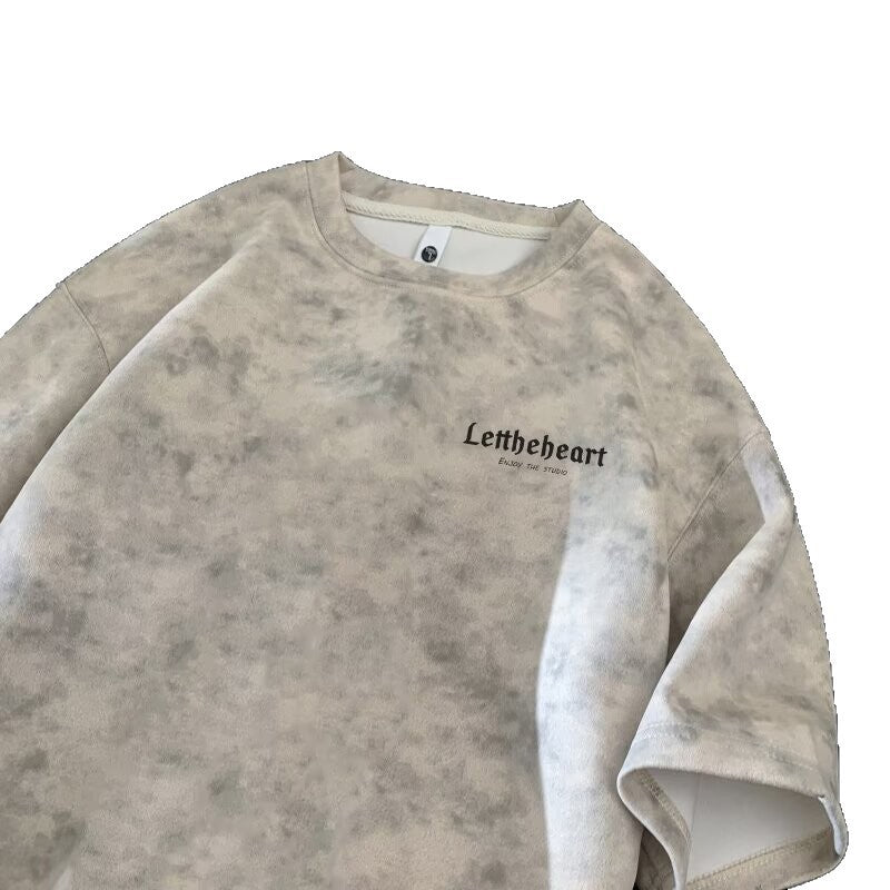 Tie-Dye Short Sleeve T-Shirt for Men