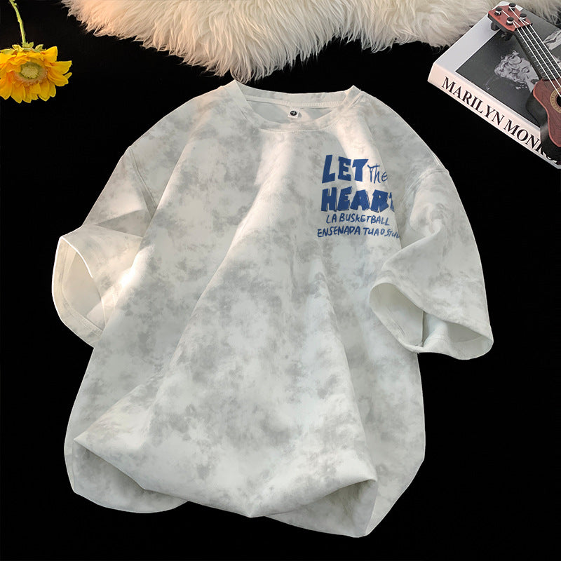 Tie-Dye Short Sleeve T-Shirt for Men