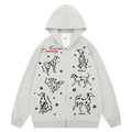 Sweet and Cute Spotted Dog Hoodie for Men and Women