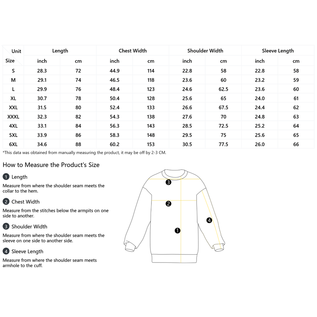 All-Over Print Men's Casual Drop Shoulder Sweatshirt